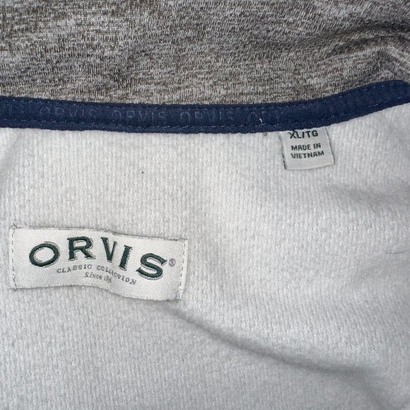 Men's Orvis Bonded Mesh Fleece Full Zip Jacket XL Excellent Condition - Picture 4 of 6